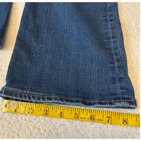 Gap 1969 Sexy Boot Jeans Women Sz 29S Blue Denim Low Rise 5 Pocket Boho Western - Picture 7 of 9